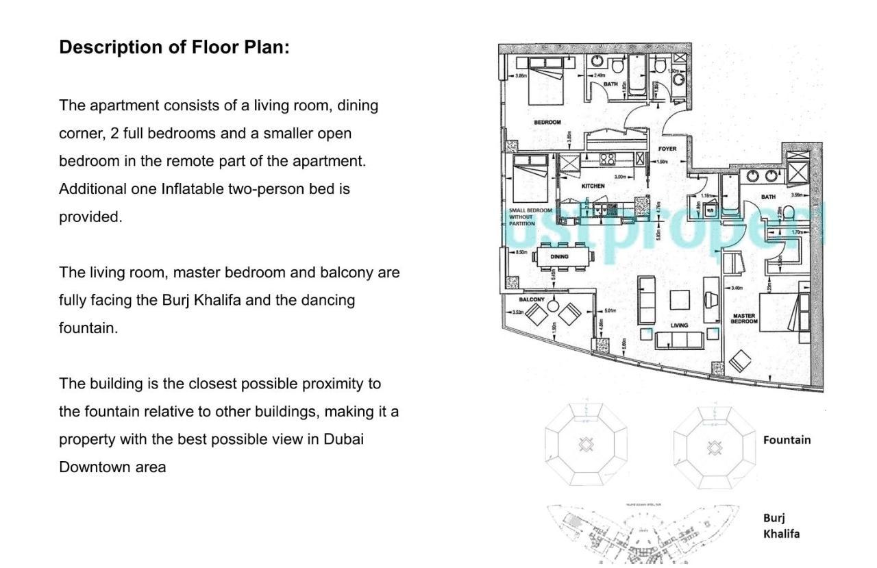 Elite Royal Apartment - Full Burj Khalifa & Fountain View - 2 Bedrooms And 1 Open Bedroom Without Partition Dubaj Zewnętrze zdjęcie