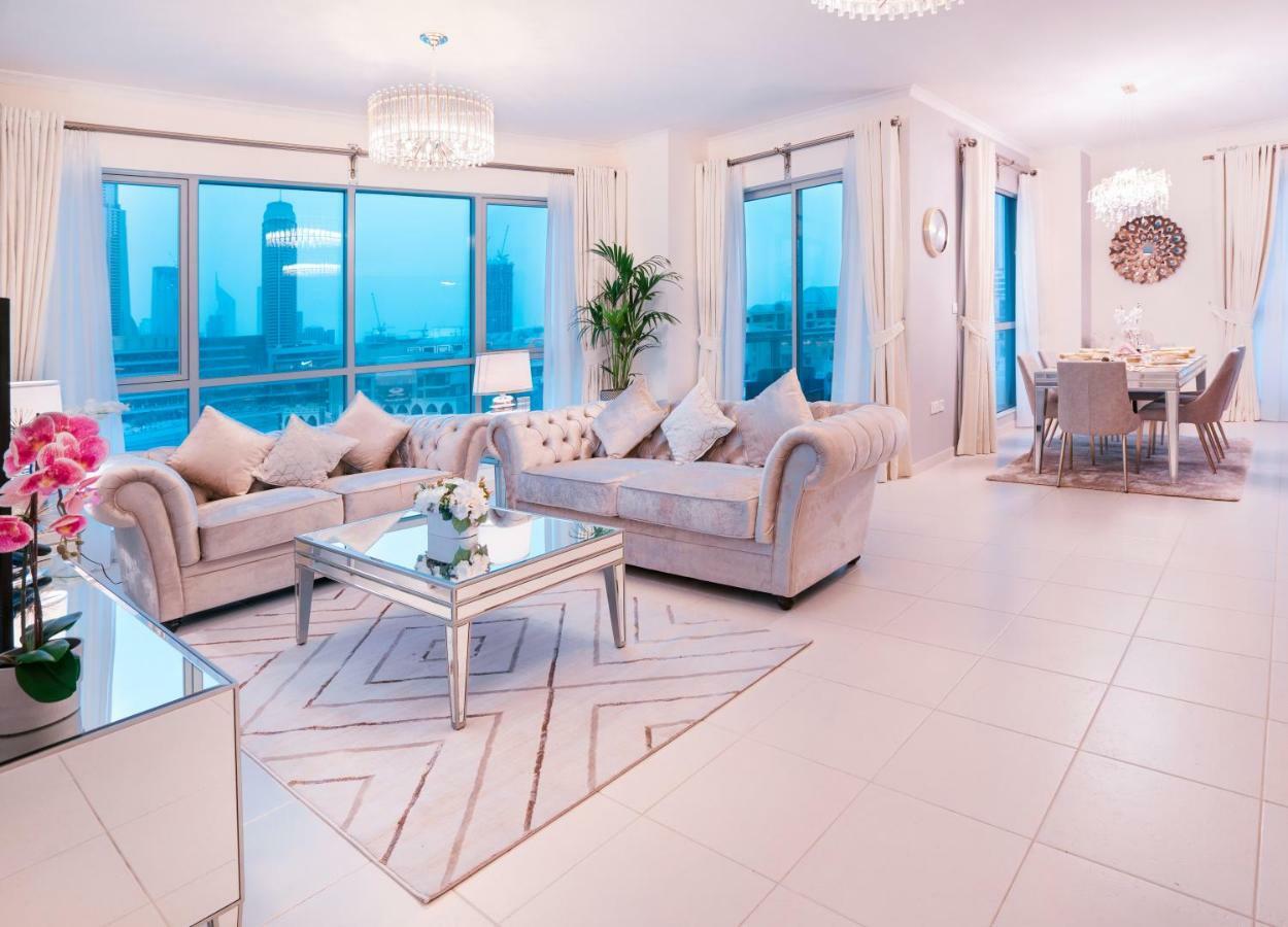 Elite Royal Apartment - Full Burj Khalifa & Fountain View - 2 Bedrooms And 1 Open Bedroom Without Partition Dubaj Zewnętrze zdjęcie